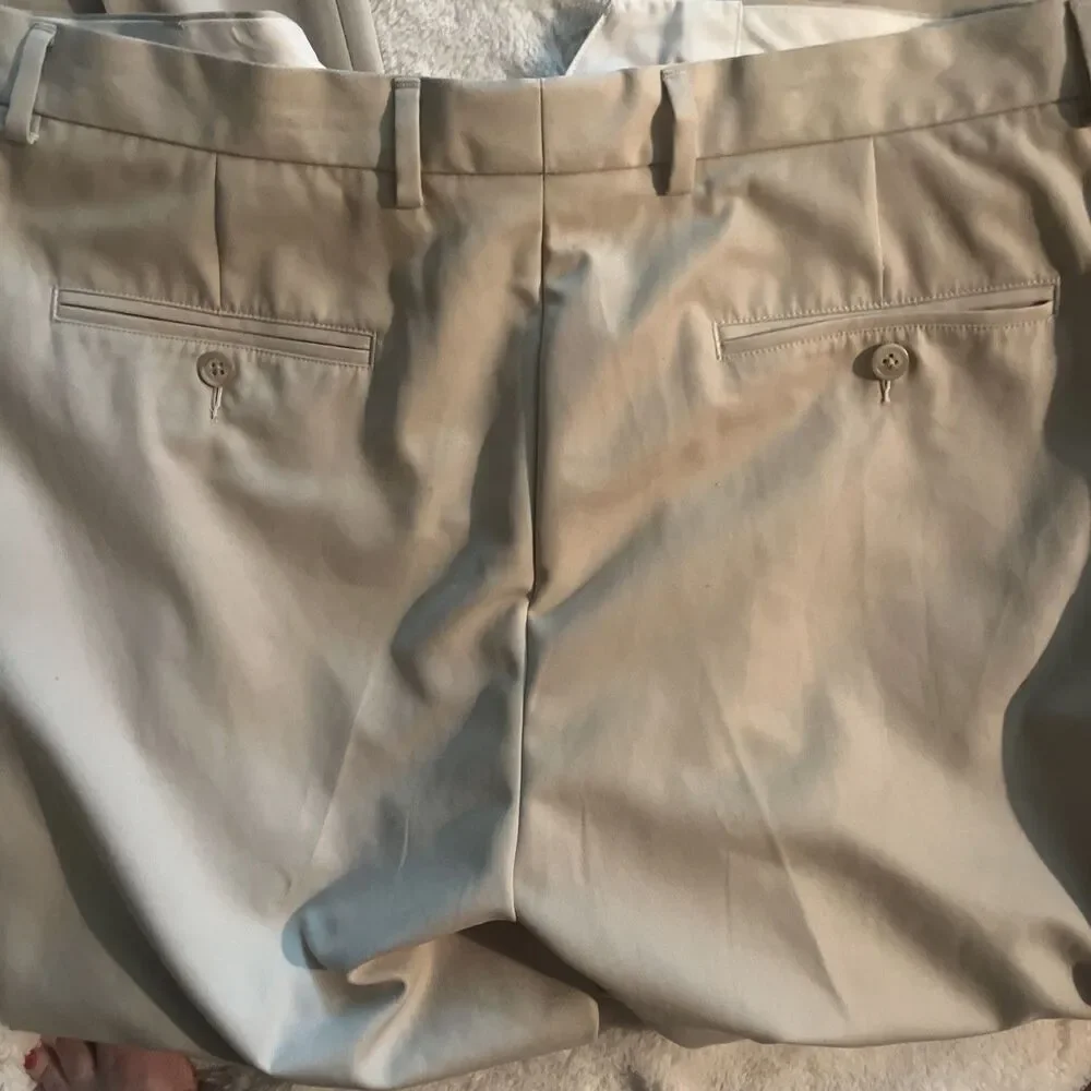 Daniel Cremieux khaki Tan Pants Signature Collection 36 x 32 - Picture 4 of 4